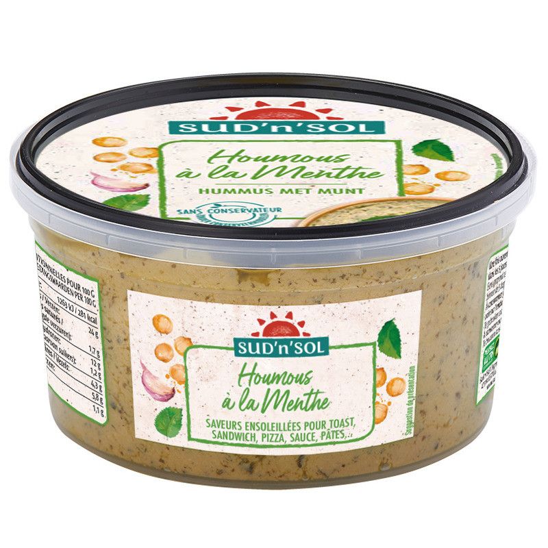 Houmous à la menthe - 450g
