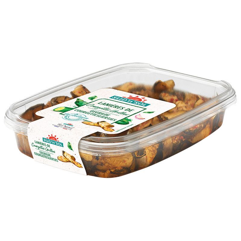 Courgettes grillées marinées en lanières - 1kg