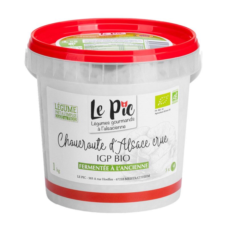 Choucroute d'Alsace IGP BIO crue - 1kg