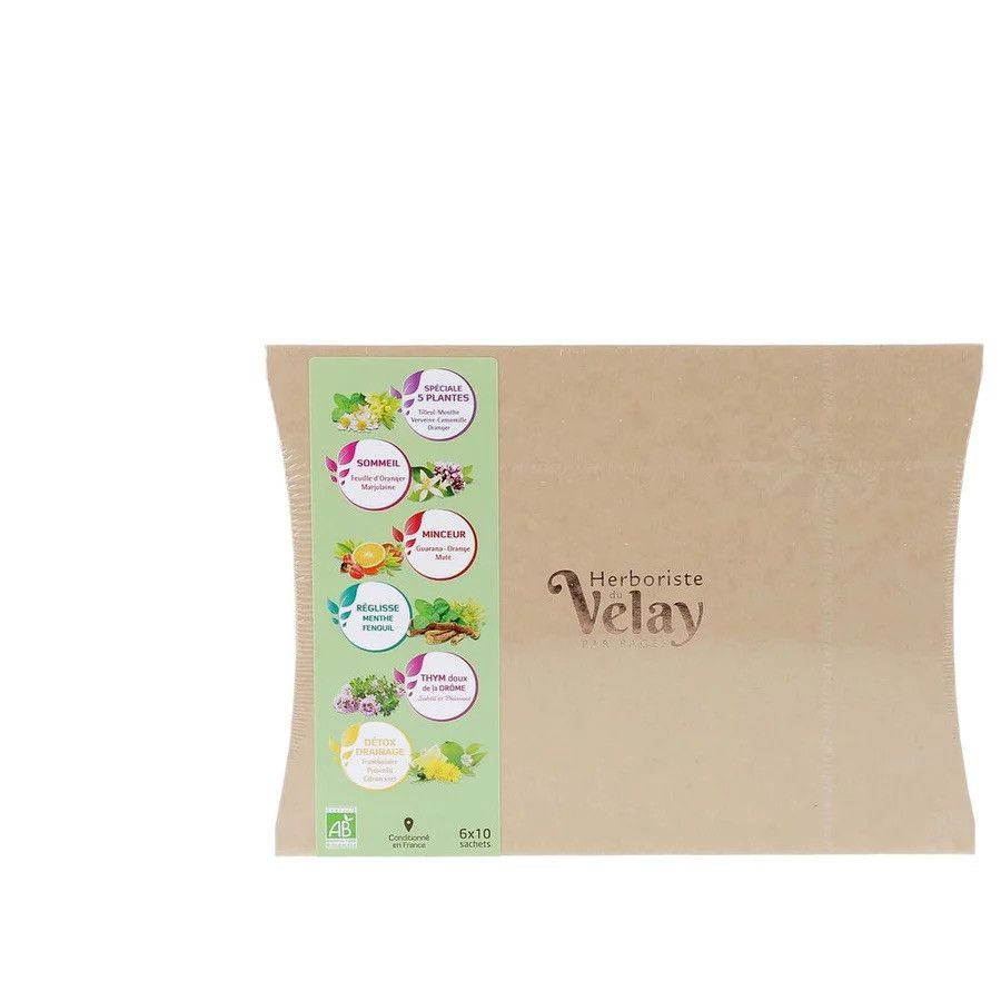 Coffret herboristerie infusions - 60 sachets