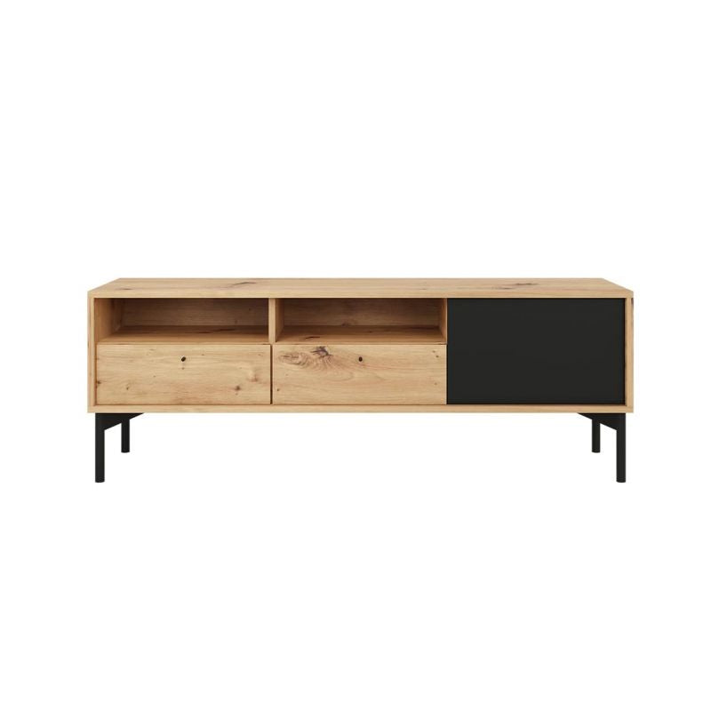 Meuble TV, 1 porte et 2 tiroirs