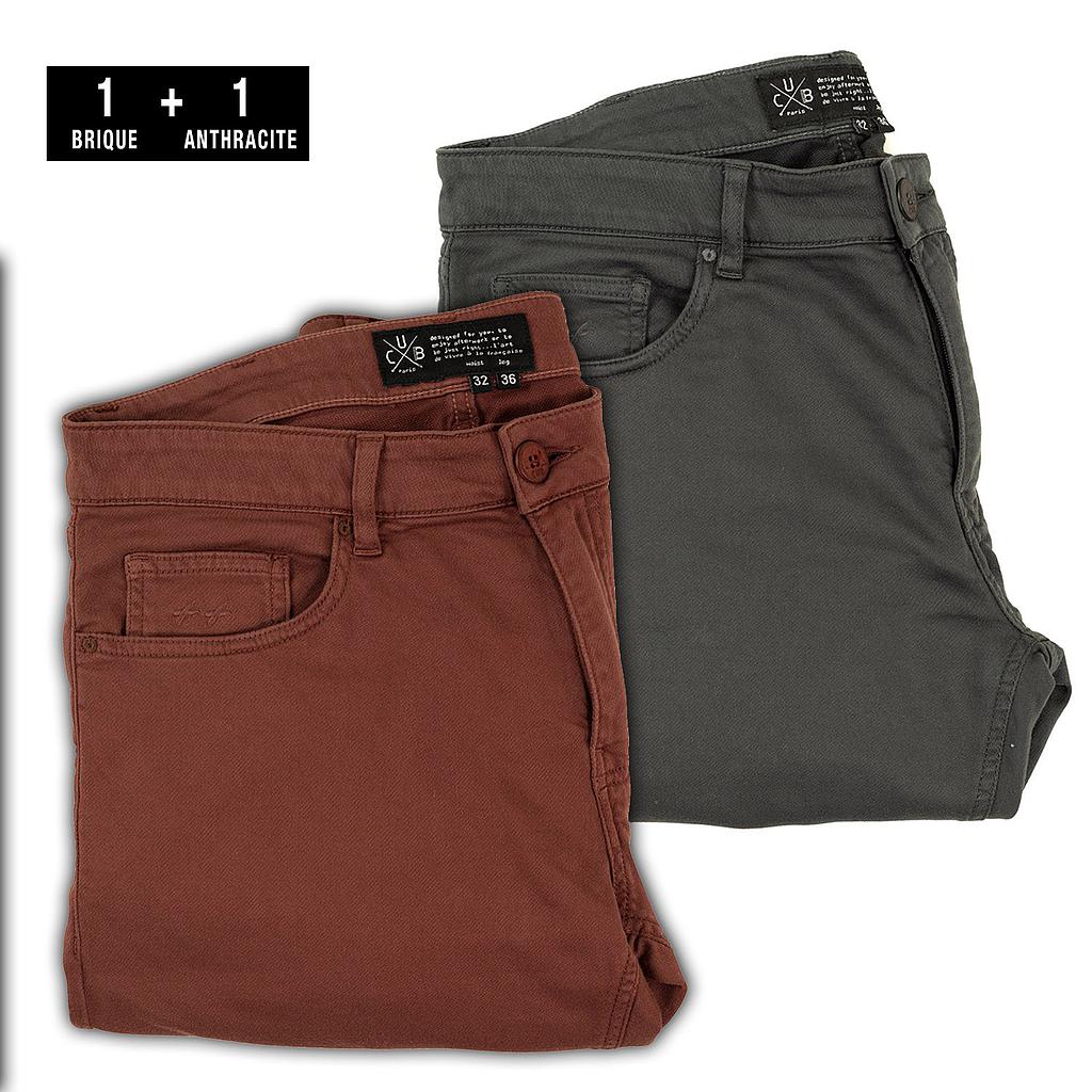 pack 2 jeans L38 flex | prix réduit