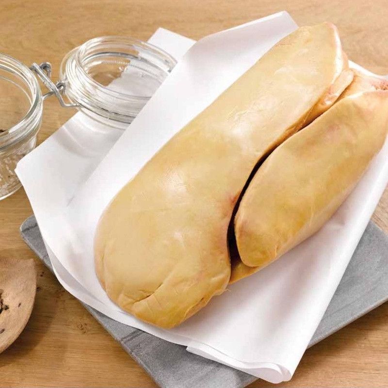 Foie gras de canard cru déveiné (troussé papier) ±350g