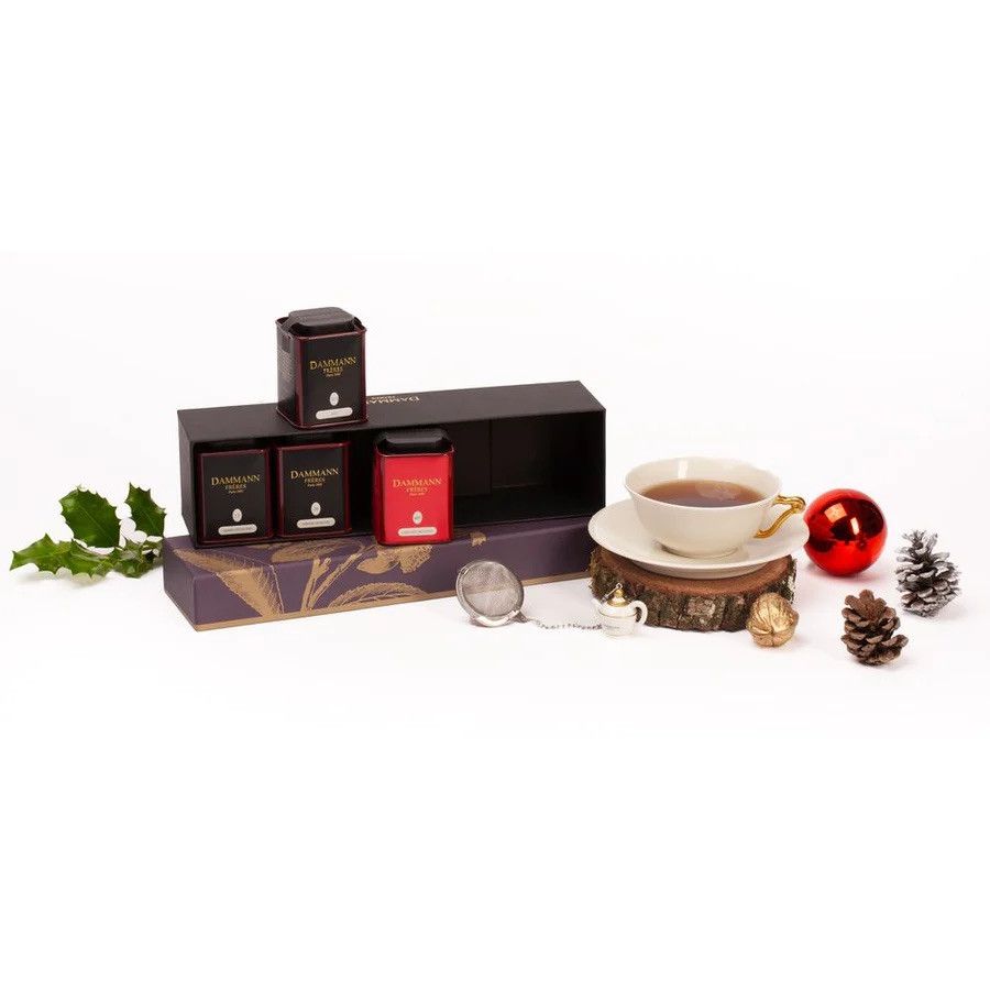 Coffret lointains 3 thés, 1 carcadet et infuseur - 125g