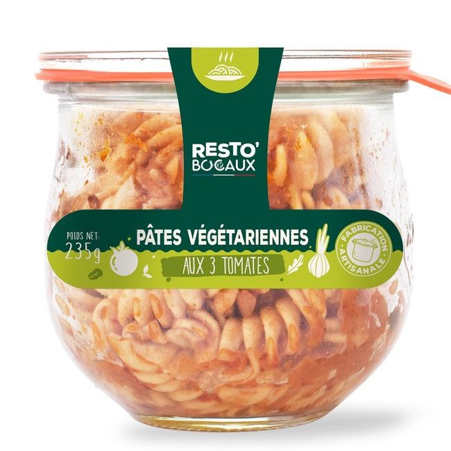 Pâtes végétariennes aux 3 tomates - 235g