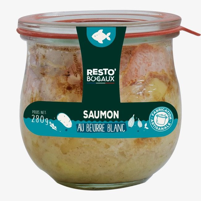 Saumon au beurre blanc et pommes de terre fondantes - 280g