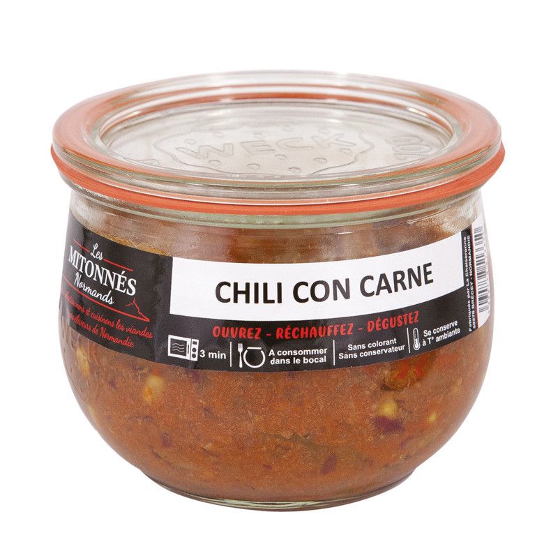 Chili con carne de boeuf normand - 375g