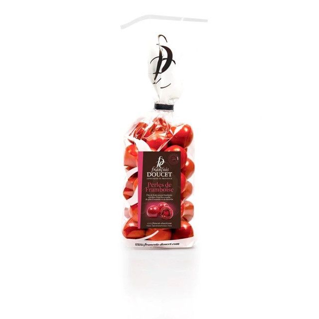 Perle Framboise - Pâte de Fruit Enrobée de Chocolat - 200g
