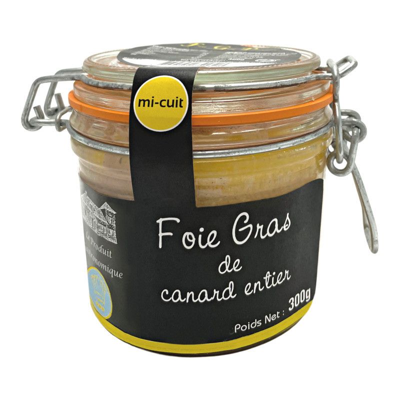 Foie gras de canard entier mi-cuit - 300g