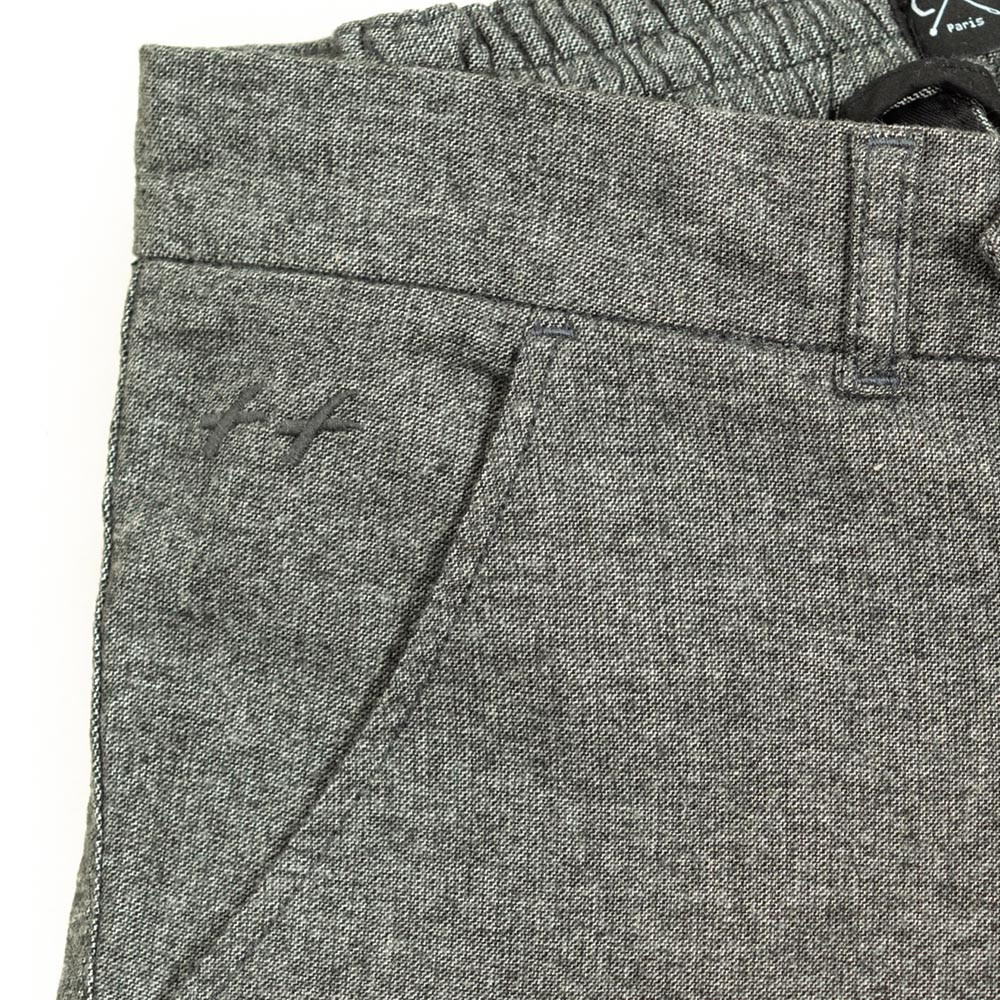 L38 pantalon gris chiné