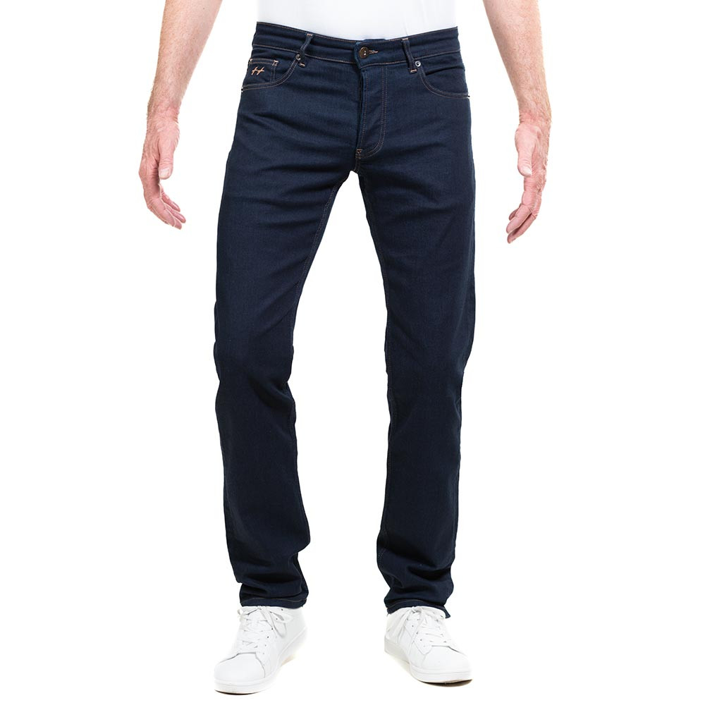 L36 jambe droite denim duck blue | boutons