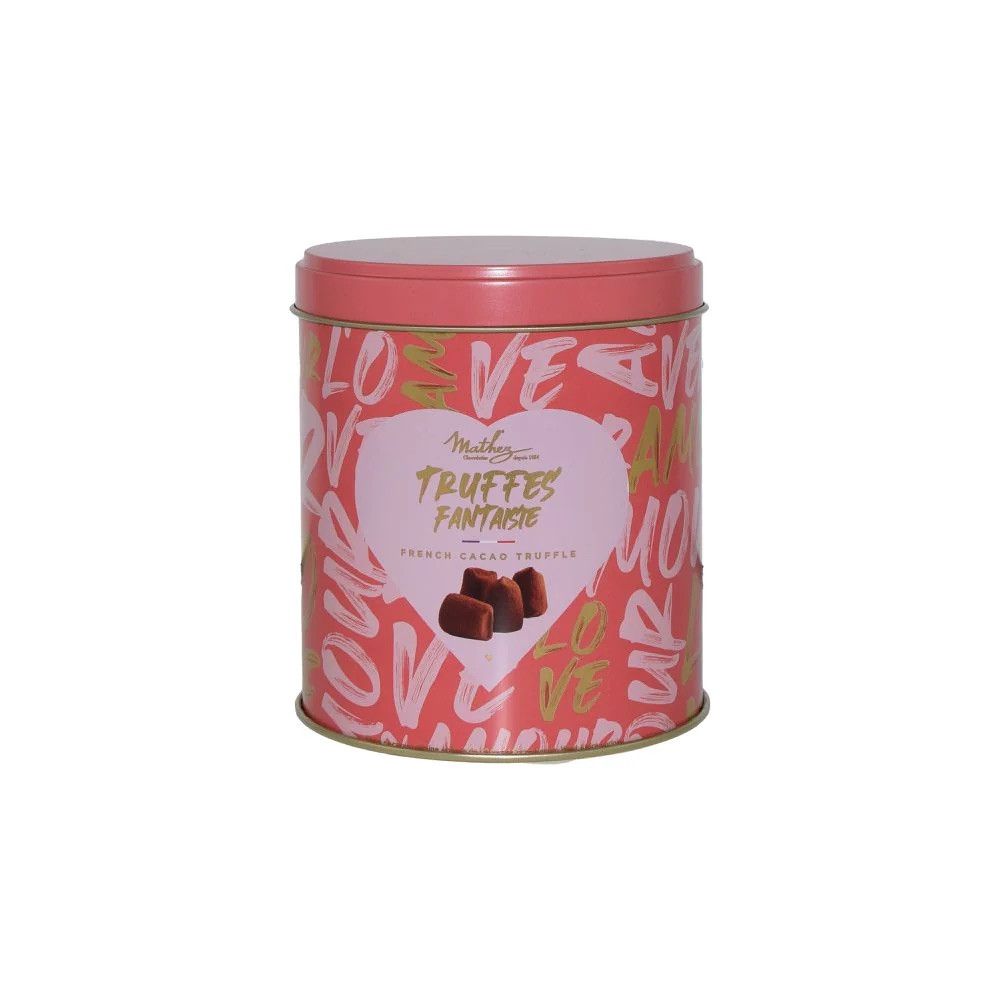 Truffes fantaisie aux brisures de macaron framboise - 250g