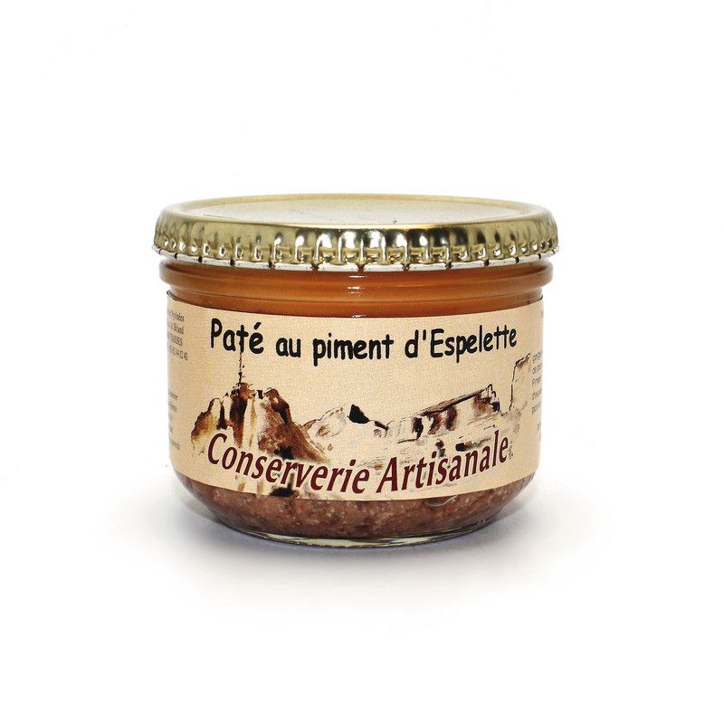 Pâté artisanal au piment d'Espelette - 180g