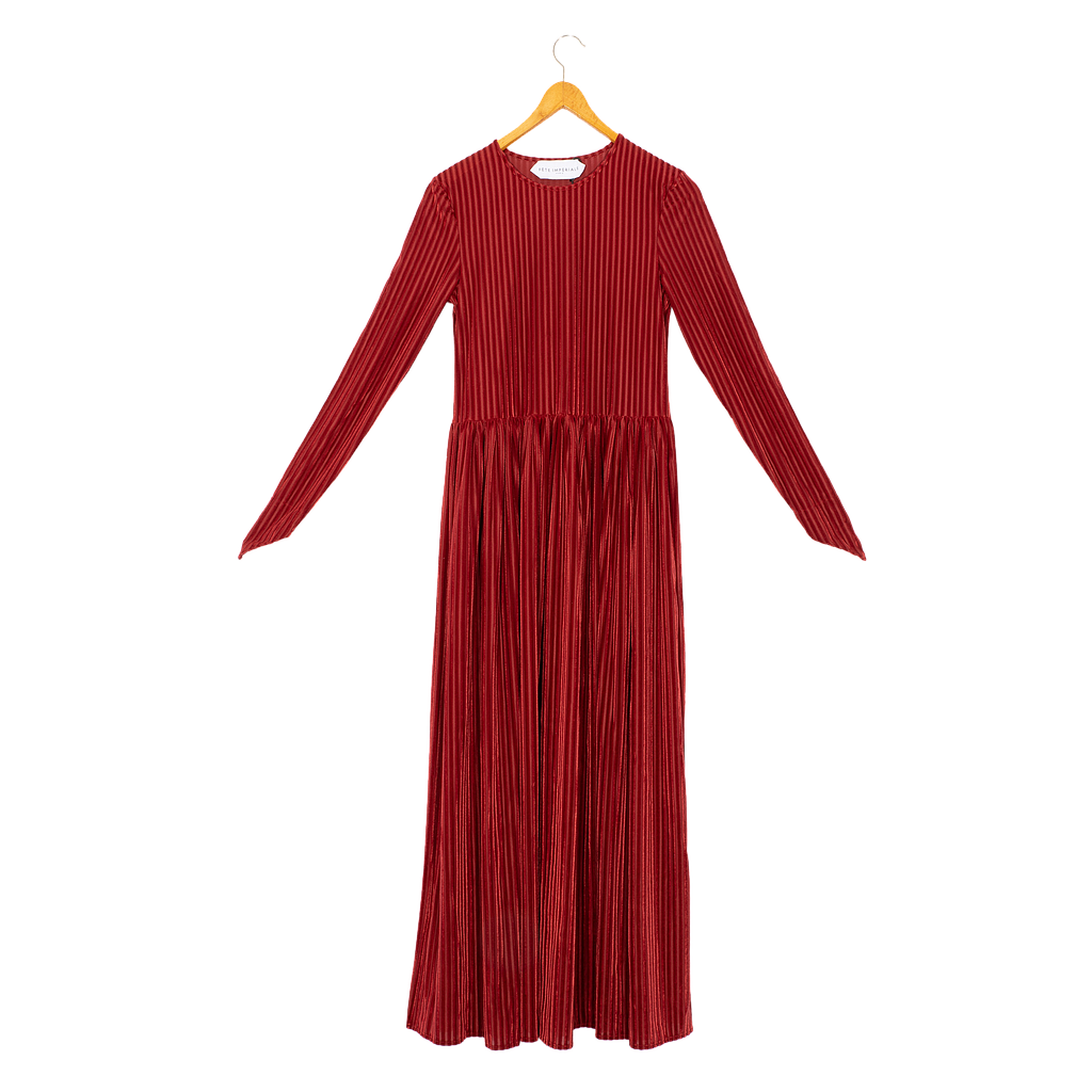 Robe FETE IMPERIALE Orange en Velours de taille FR 38 (29-11-2022 13:48)