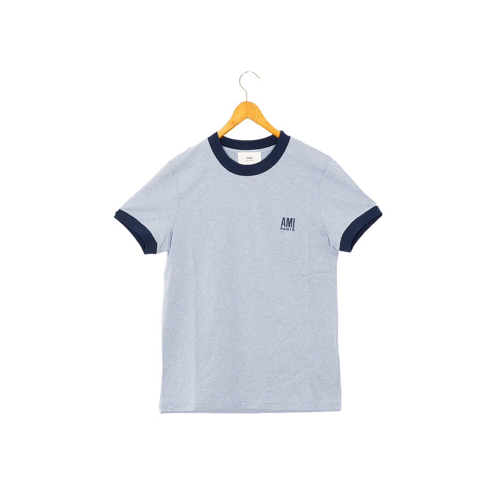 Tee Shirt Ami Paris Bleu clair en Coton de taille XS (29-11-2022 15:19)