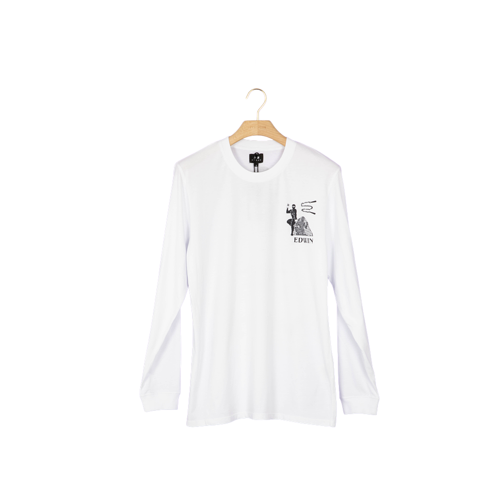 Tee Shirt EDWIN Blanc en Coton de taille S (29-11-2022 15:20)