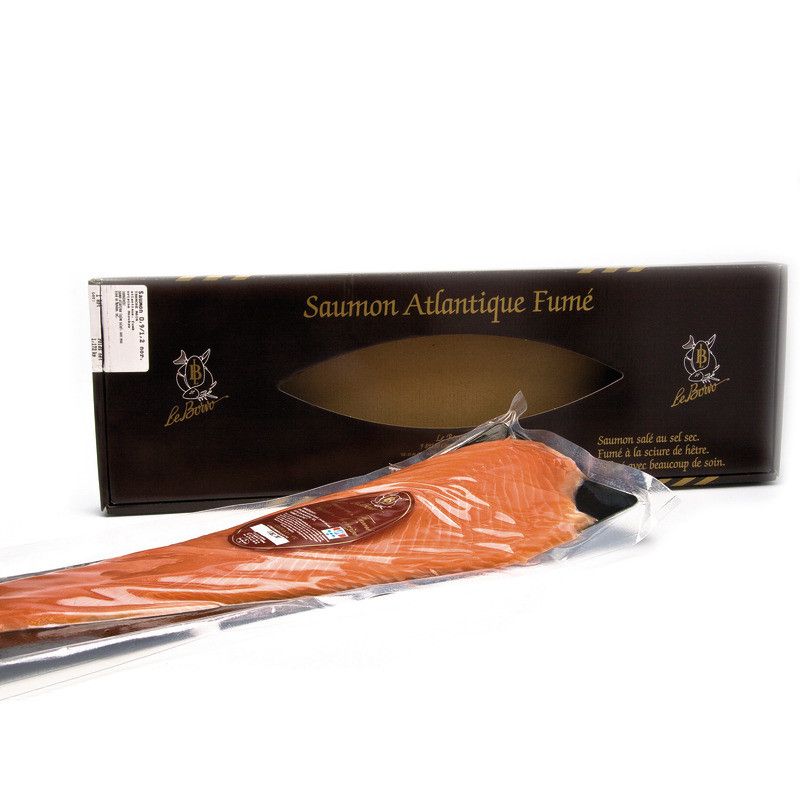 Saumon fumé de Norvège tranché main  ±1kg