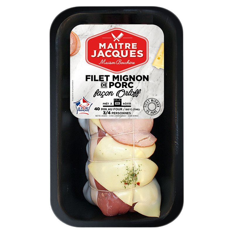 Filet mignon de porc français façon Orloff ±710g