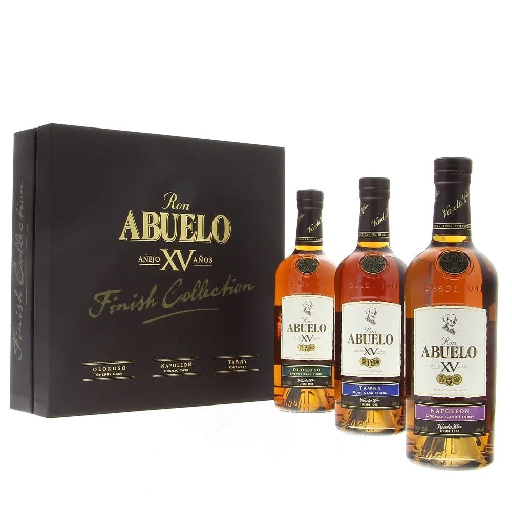 Rhum Finish Collection 15 ans 40°- 3x20cl
