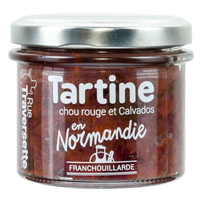 Tartine en Normandie - Tartinable de chou rouge et Calvados - 110g