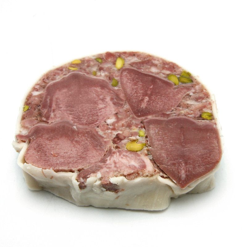 Pressé de langue de porc et pistaches cuit au bouillon ±2,5kg