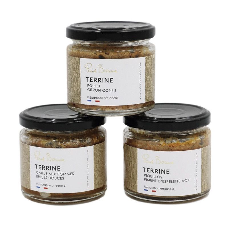 Assortiment de terrines artisanales x3 - 540g