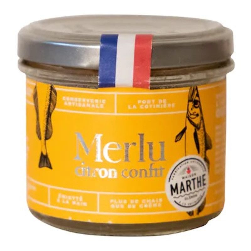 Emietté de merlu au citron confit - 90g