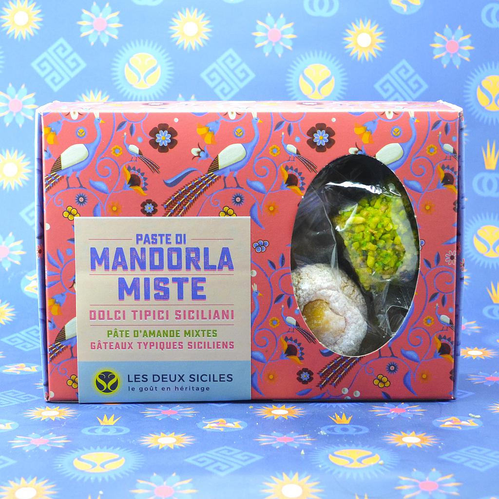 Pâtes d'amandes mixtes, boite de 280 gr