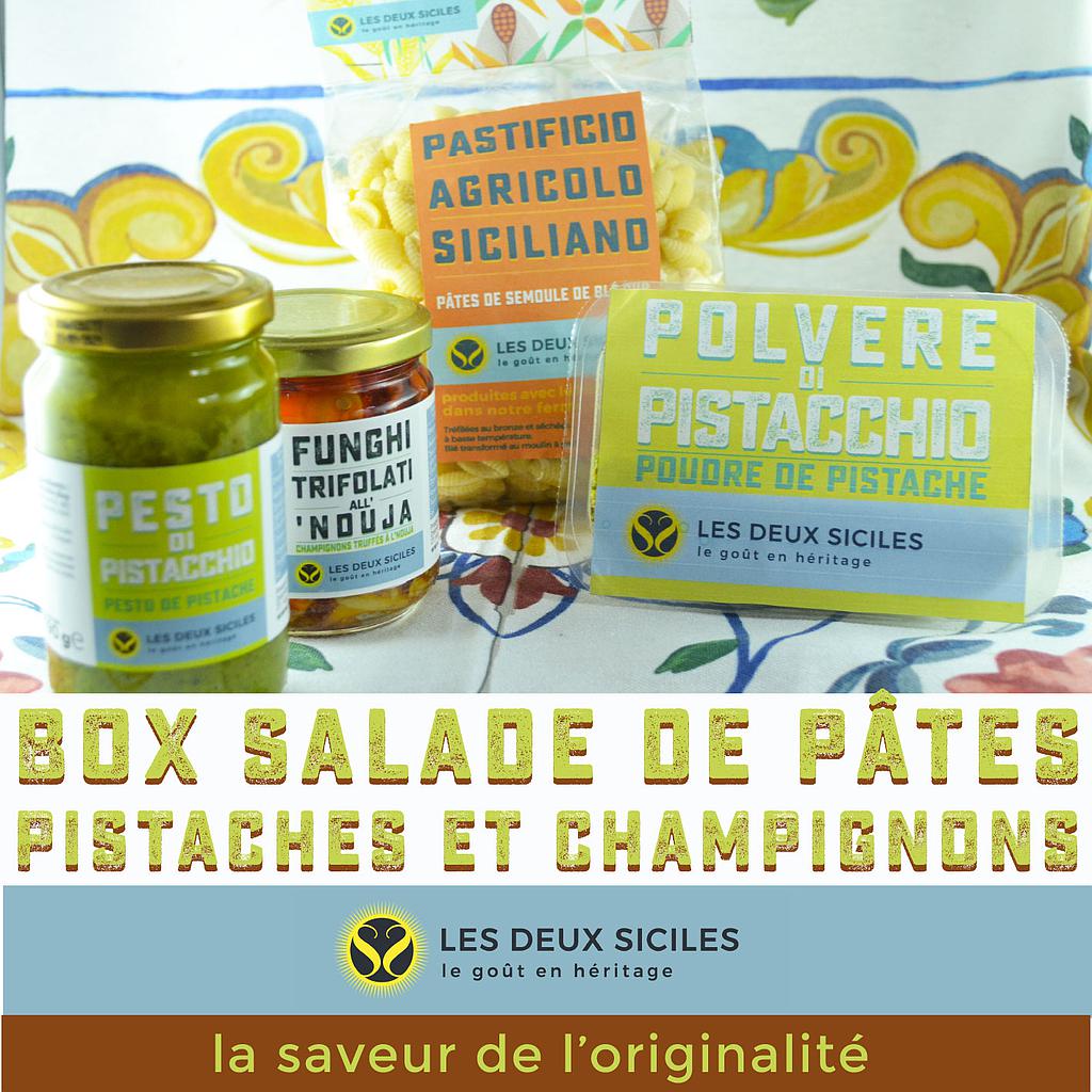 Box Salade de Pâtes: Pistache et Champignons