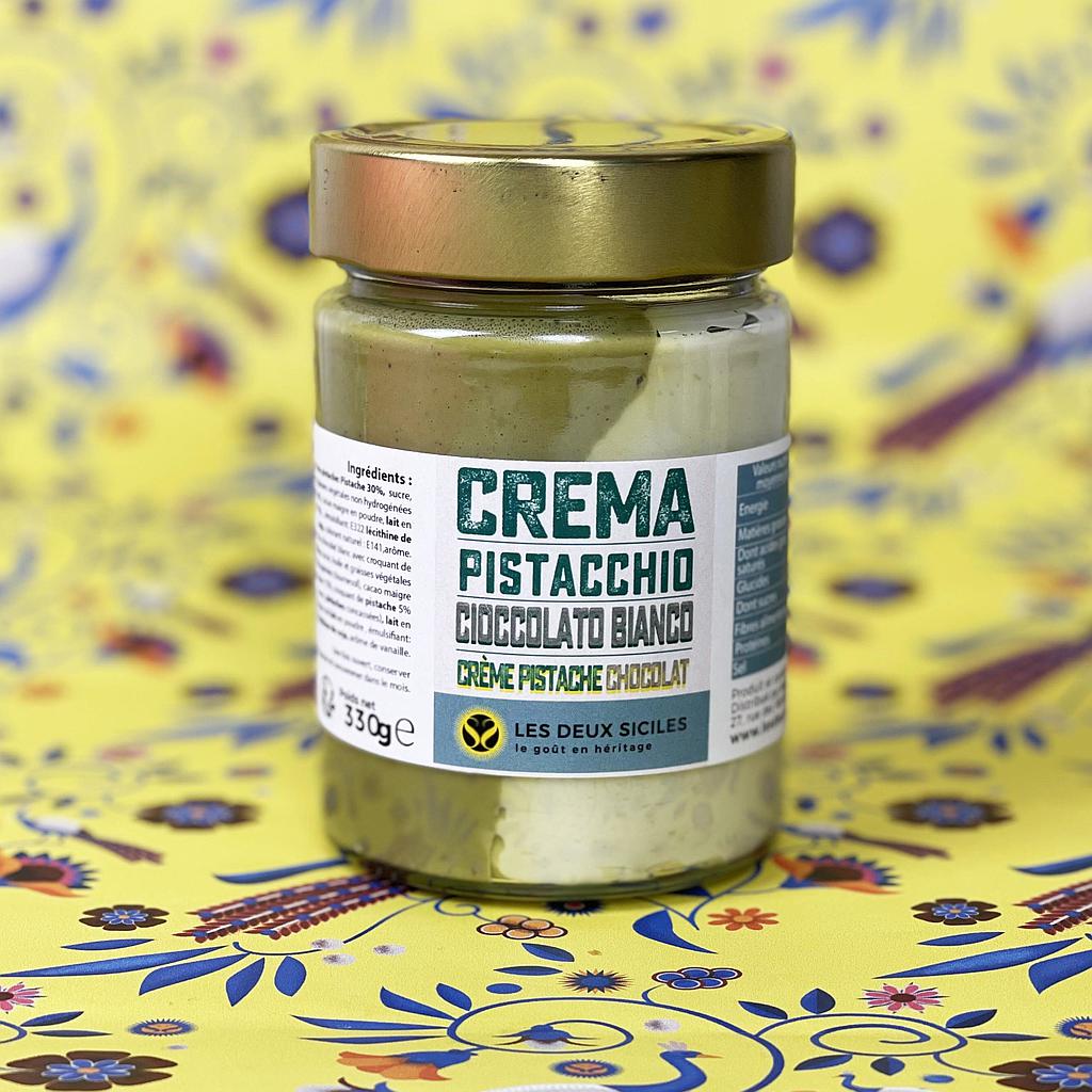 Crème Duo pistache &amp; chocolat blanc