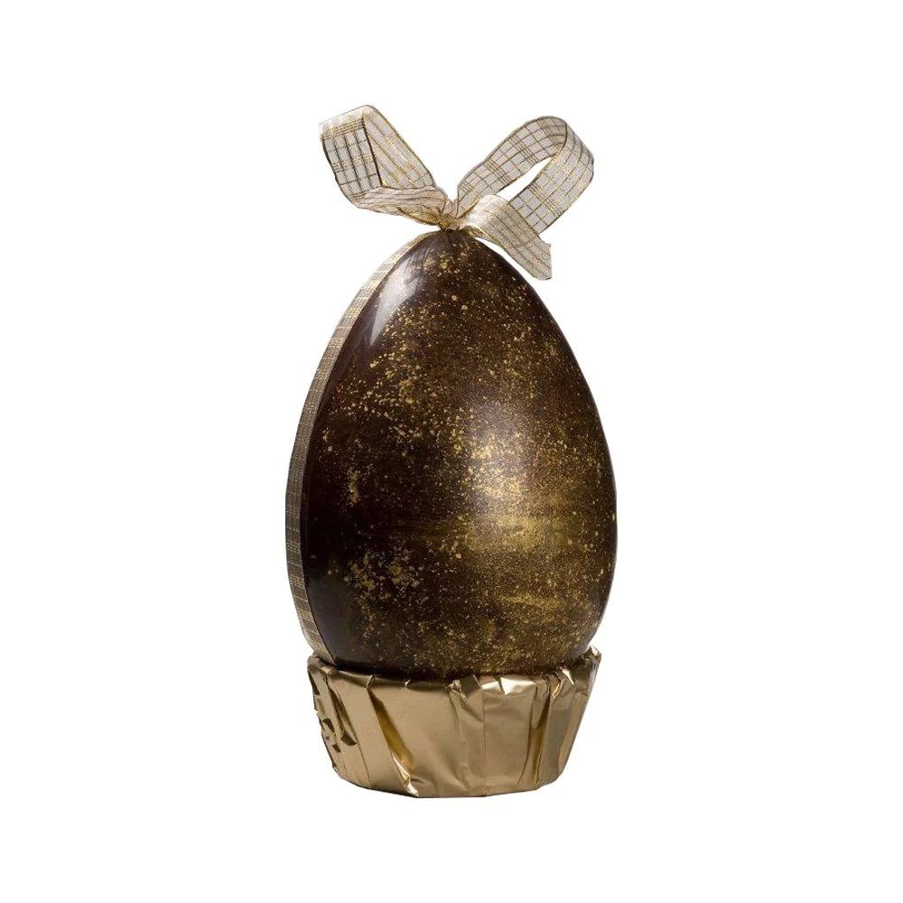 Oeuf en chocolat éclat d'or - 14cm - garni oeufs et fritures - 340g
