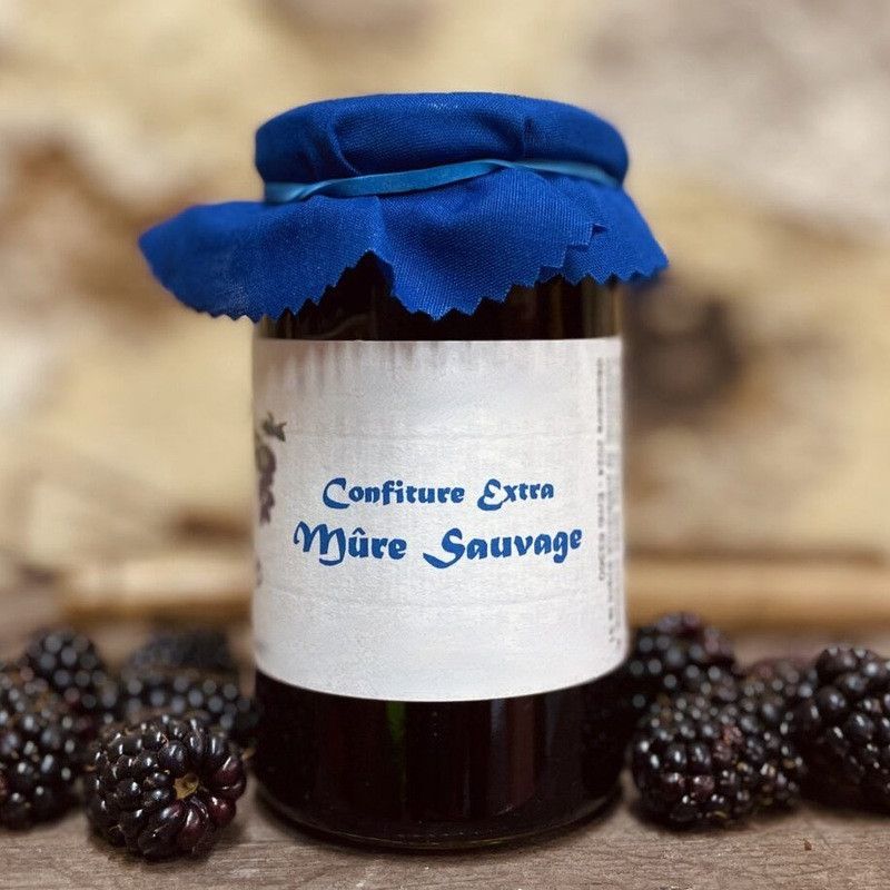 Confiture artisanale de mûres sauvages - 445g