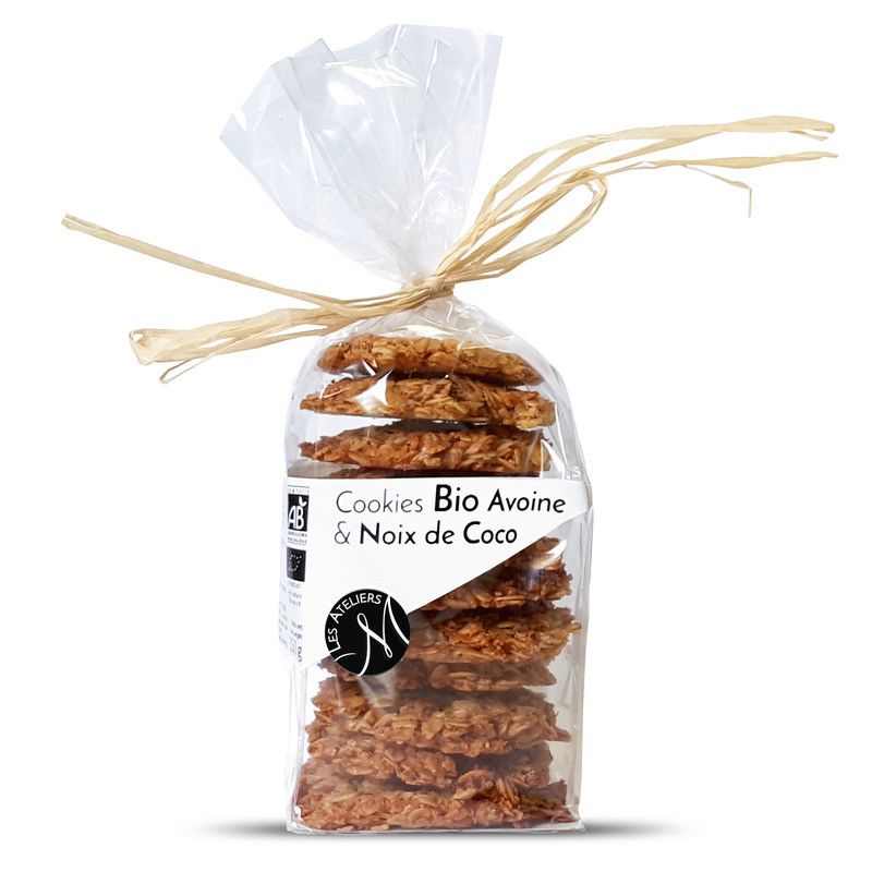 Cookies BIO avoine et noix coco - 150g
