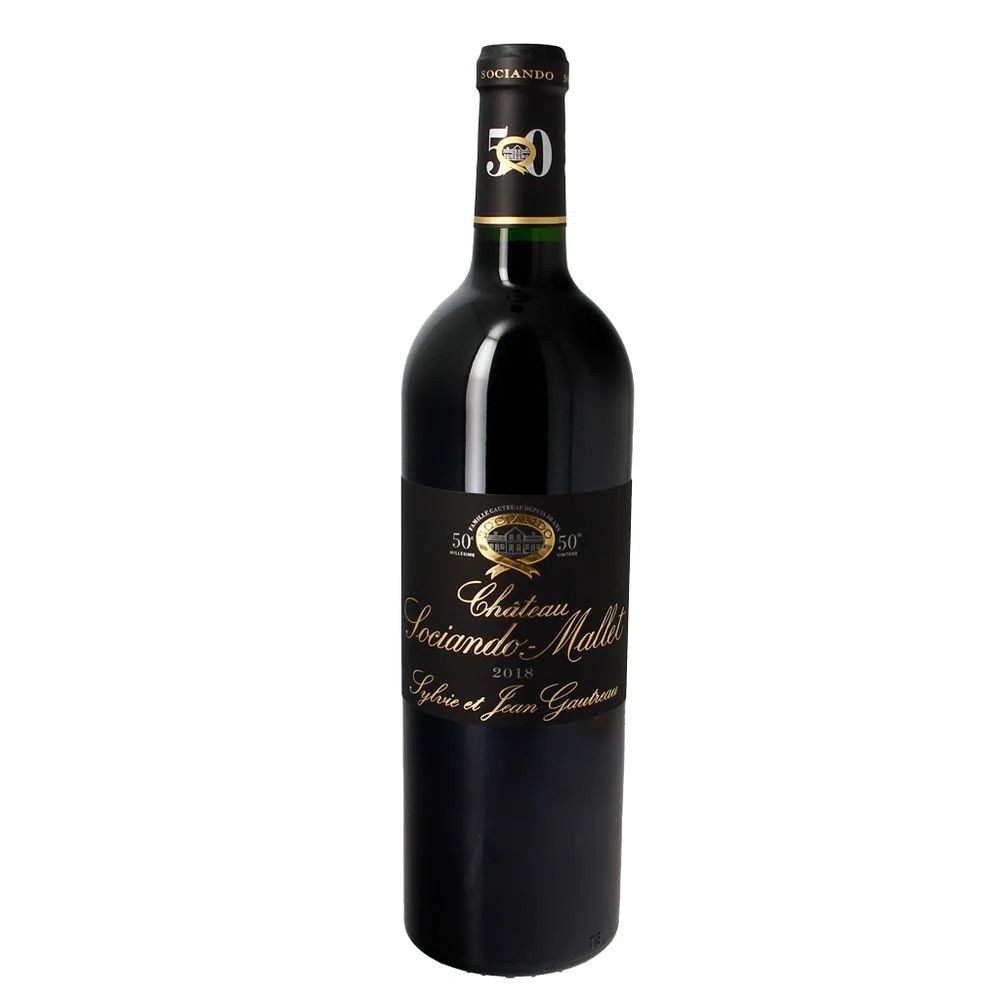 Haut-Médoc Château Sociando Mallet cru bourgeois 2018 - 75cl