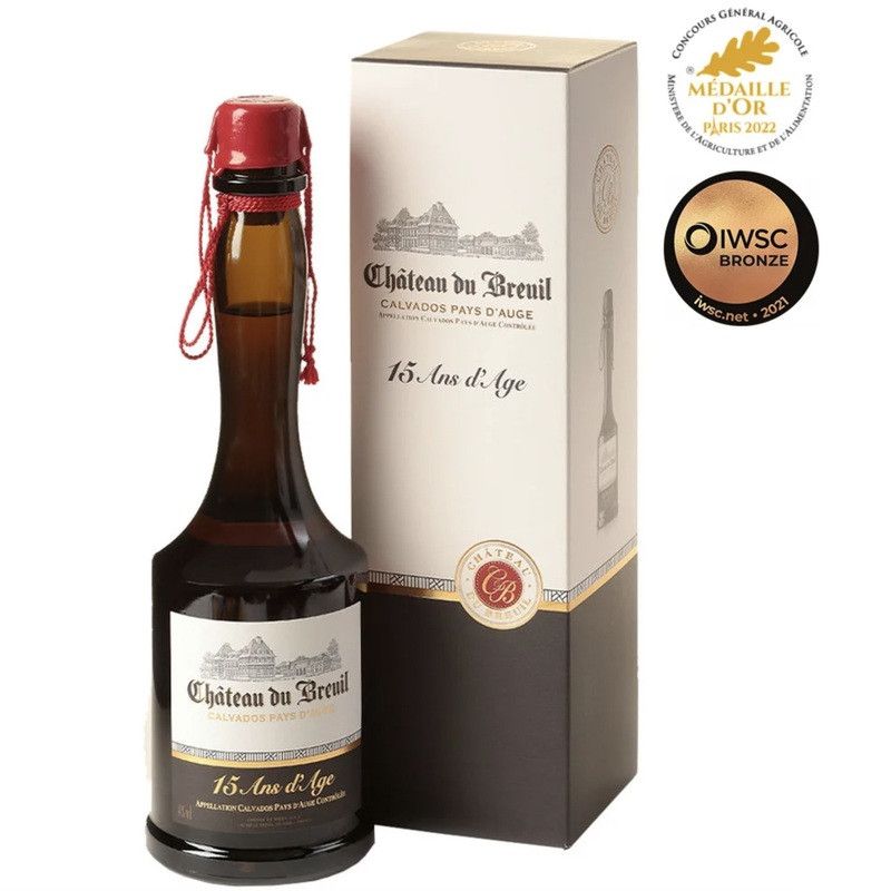 Calvados 15 ans d'âge Château du Breuil 41° - 70cl