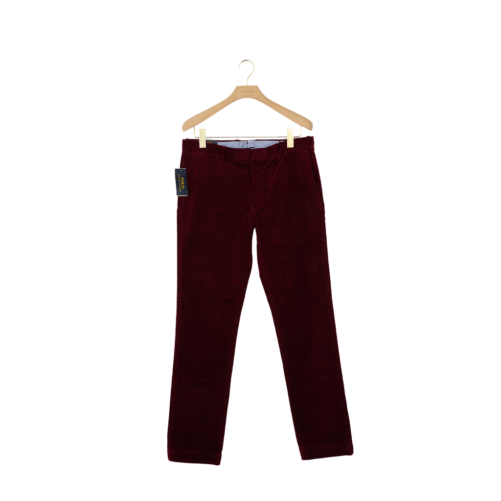 L'Exception/POLO RALPH LAUREN/H/Pantalon/Bordeaux/W32/Coton