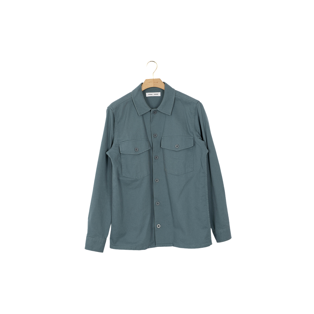 L'Exception/Samsoe &amp; Samsoe/H/Chemise/Bleu/M/Coton