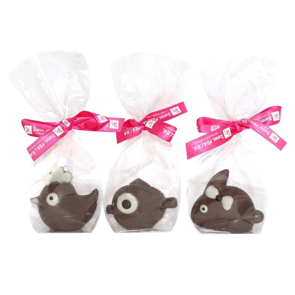 Figurines de Pâques en chocolat noir - 35g