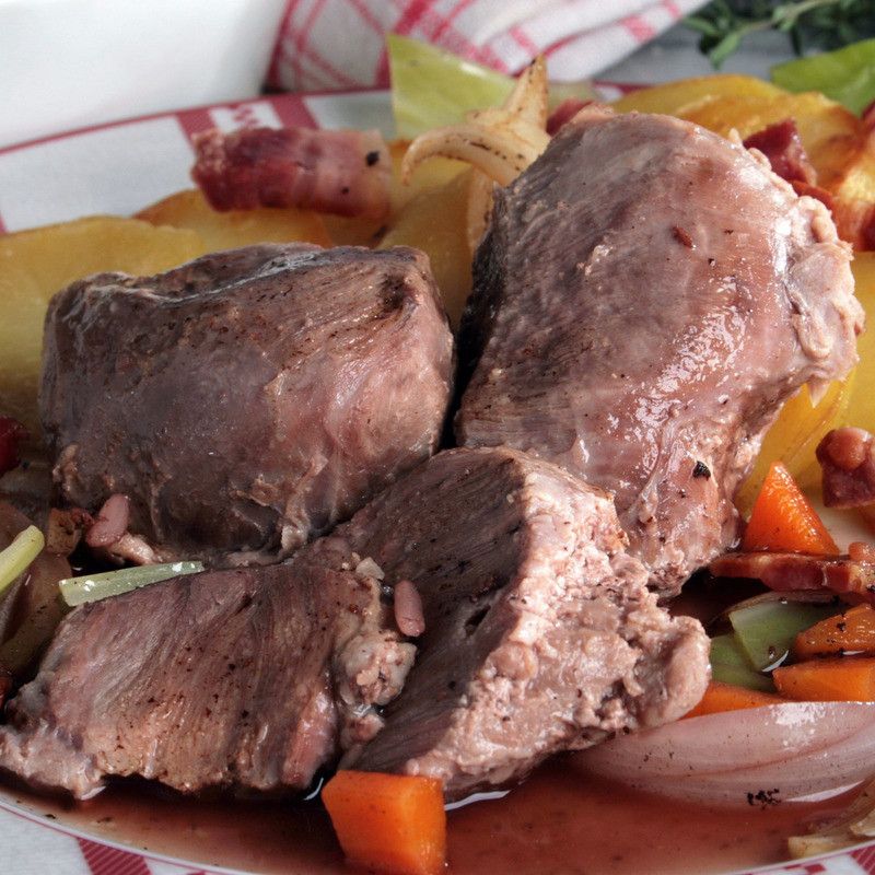 Joue de porcelet cuisinée ±1,5kg