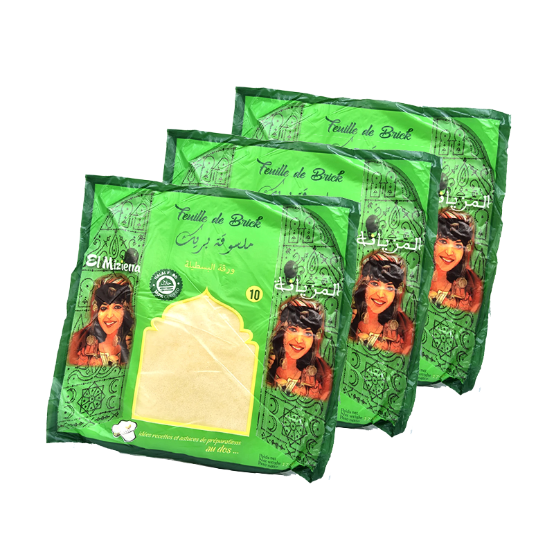 3 x 10 feuilles de brick 170 gr (El Meziena)