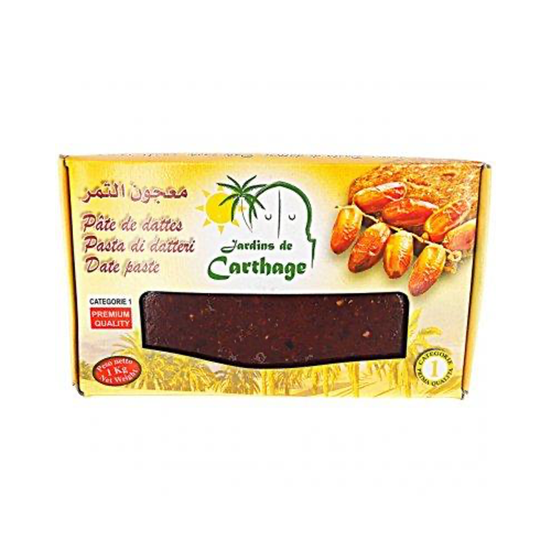 Pate de dattes 1 kg (Jardins de Carthage)