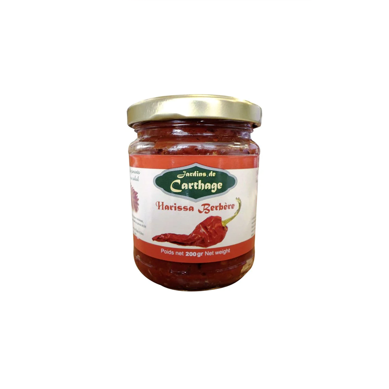 Harissa Berbère 200 gr  (Jardins de Carthage)