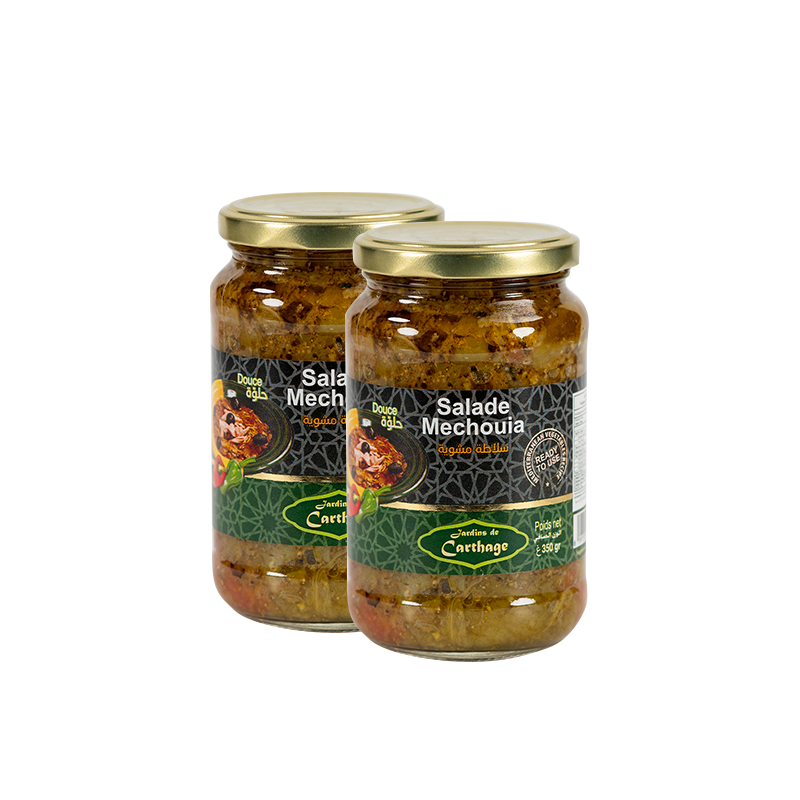 Salade mechouia  douce 2 x 350 gr (Jardins de Carthage)