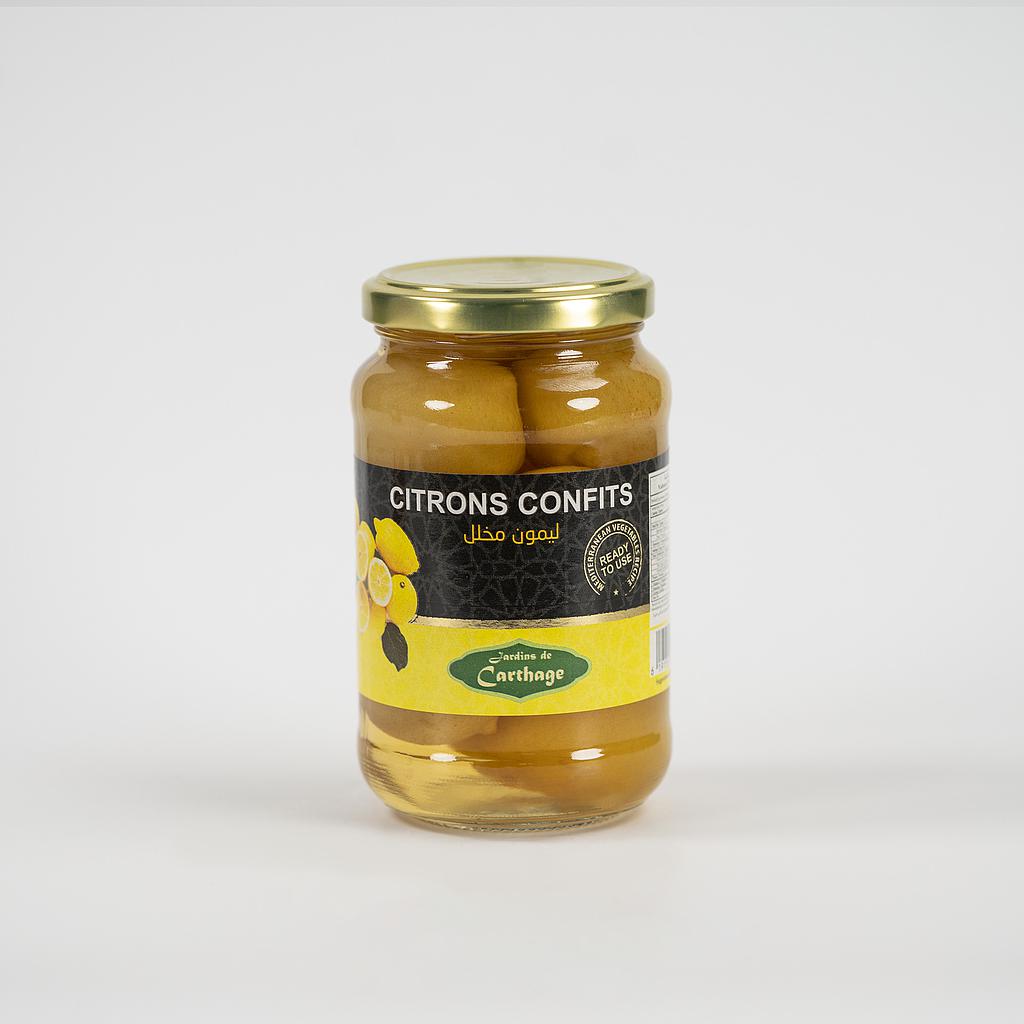 Citrons confits 350 g (Jardins de Carthage)