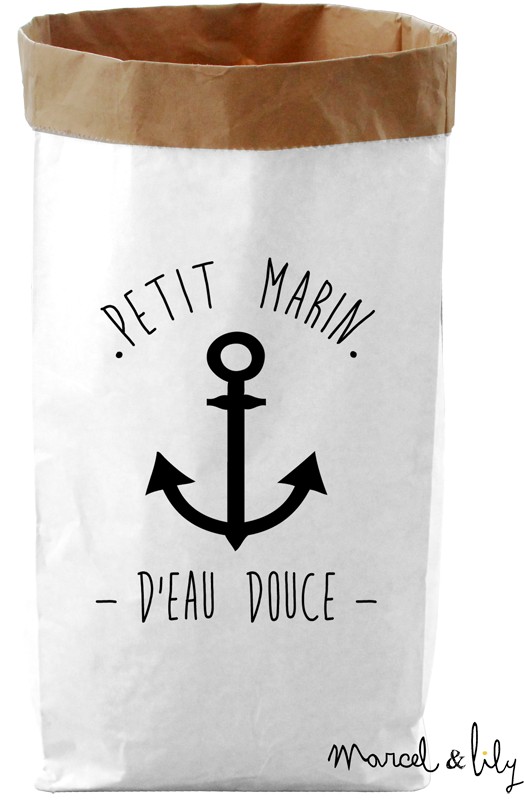 Paper Bag " Petit marin d'eau douce"