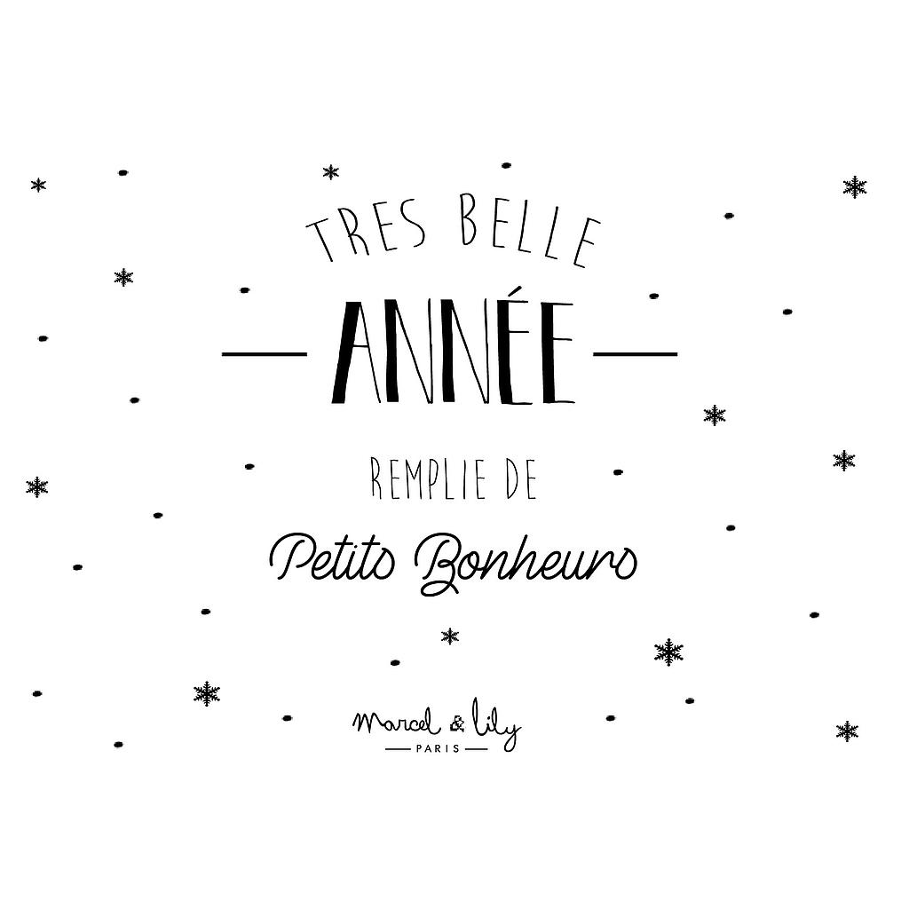Carte de voeux "Bonne Année 2018"