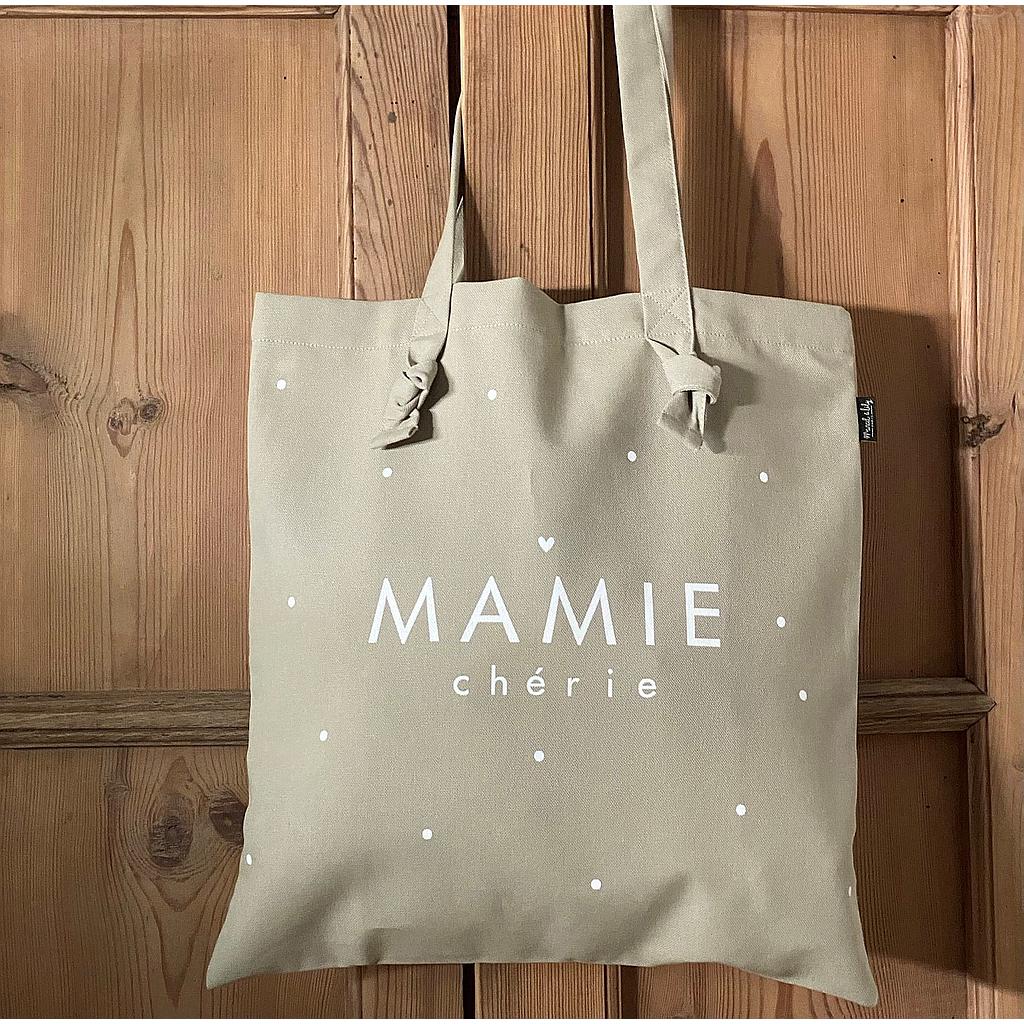 Tote-Bag à noeuds "Mamie chérie"