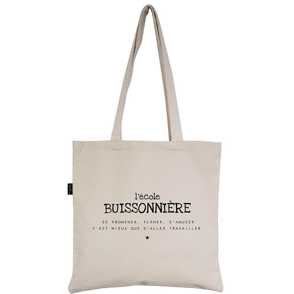 Tote-Bag écru "L'école Buissonnière"