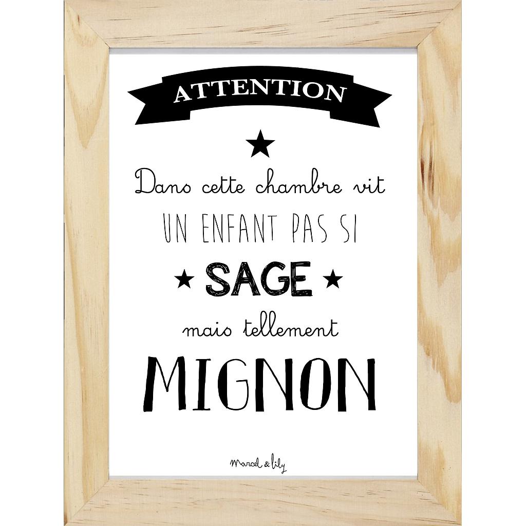 Affiche "Pas si sage"