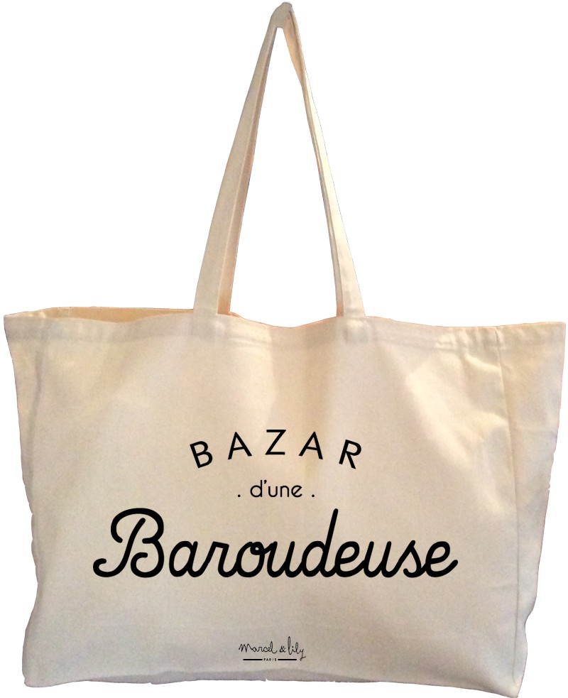 Maxi bag "Bazar d'une Baroudeuse"